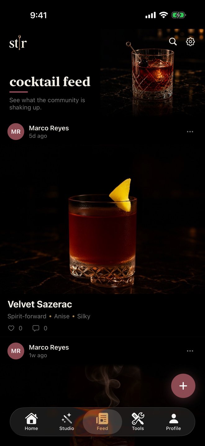 Cocktail feed